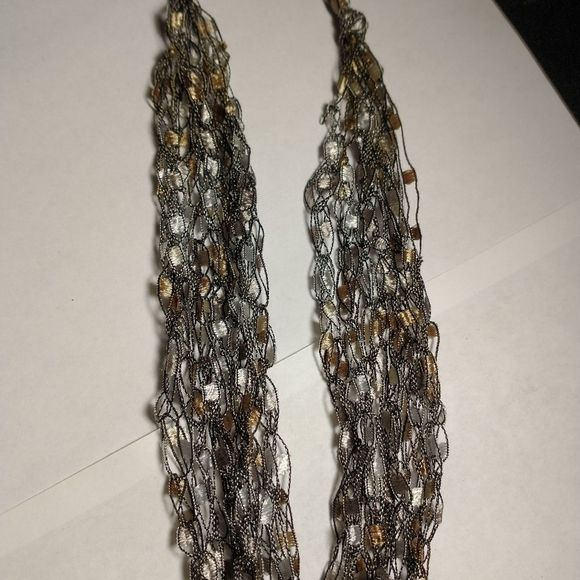 Hand Crocheted Ladder Ribbon Necklace! - Picture 5 of 10